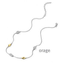 Collier bicolore Orage K7109