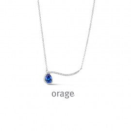 Collier argent Dame Orage K7122