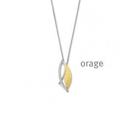 Collier bicolore Orage K9161