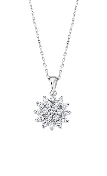 Collier argent dame