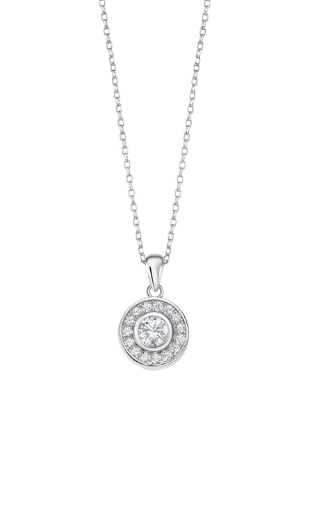 Collier argent dame
