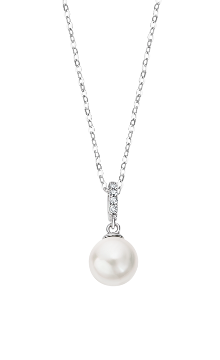 Collier argent dame Lotus