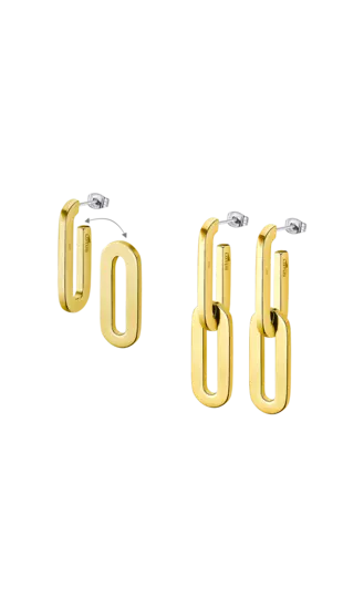 Boucle d'oreilles acier dame Lotus style LS2425-4/2