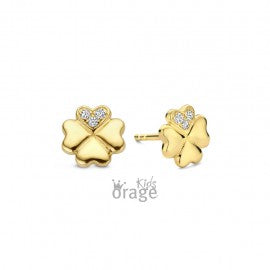Boucle d'oreilles  plaqué or  enfant K2771