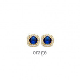 Boucle d'oreilles plaqué or  Orage O1298