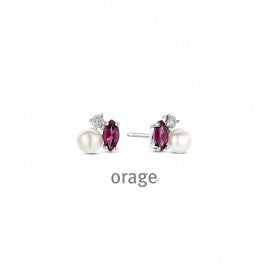 Boucle d'oreilles argent Orage O1332