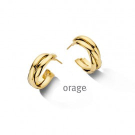 Boucle d'oreilles acier Dame Orage O2143