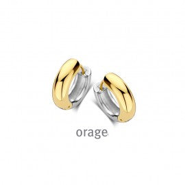 Boucle d'oreilles acier Orage O2545