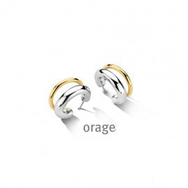 Boucle d'oreilles acier dame Orage O2601