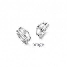 Boucle d'oreilles argent Dame Orage O2827