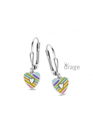 Boucle d'oreilles argent enfant K2902