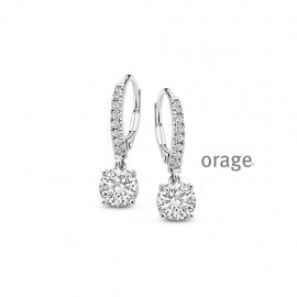 Boucle d'oreilles argent  Orage O3119