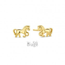 Boucle d'oreilles plaqué or enfant K2794