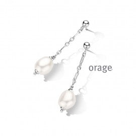 Boucle d'oreilles argent Orage O3981