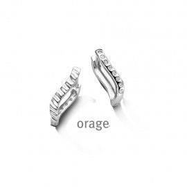 Boucle d'oreilles argent Orage O4417