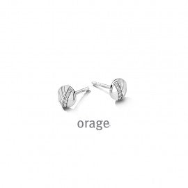 Boucle d'oreilles argent Orage O4418