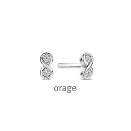 Boucle d'oreilles argent Orage O4970