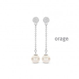 Boucle d'oreilles argent Orage O4995