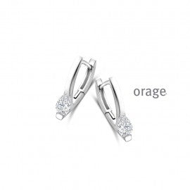 Boucle d'oreilles argent Orage O4999