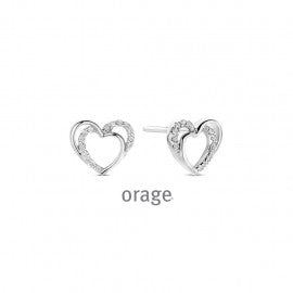 Boucle d'oreilles argent Orage O6550