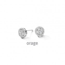 Boucle d'oreilles argent Orage O6552