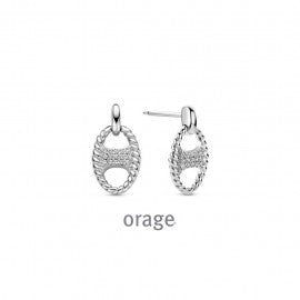 Boucle d'oreilles argent  Orage O6557
