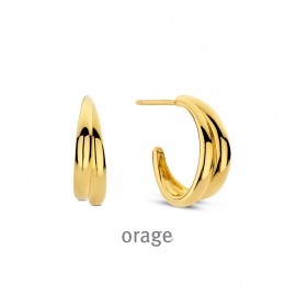 Boucle d'oreilles Plaqué or Orage O6577