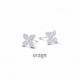 Boucle d'oreilles argent Orage O6579