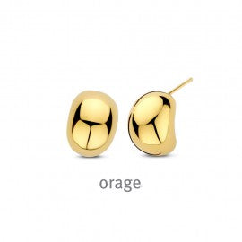 Boucle d'oreilles plaqué or Orage O6587