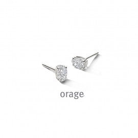 Boucle d'oreilles argent Dame Orage O6597
