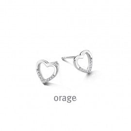 Boucle d'oreilles argent Orage O6727