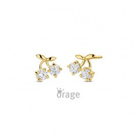 Boucle d'oreilles plaqué or enfant K3125
