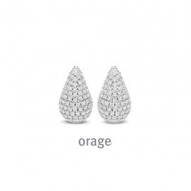 Boucle d'oreilles argent Orage O7105