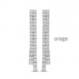 Boucle d'oreilles Orage argent O8059