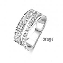 Bague argent Orage R1887