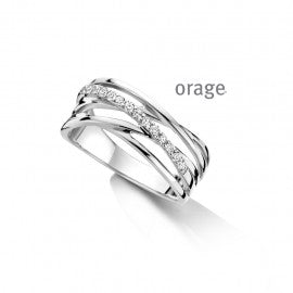 Bague argent Dame Orage R2837