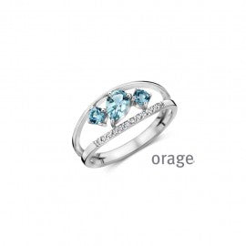 Bague argent Orage R3356