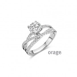 Bague argent Orage R6536