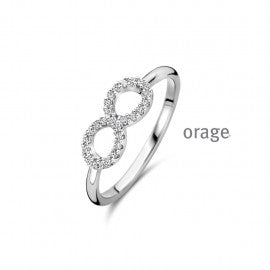 Bague argent Orage R6558