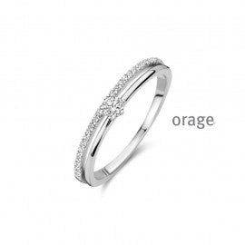 Bague argent Orage R6540