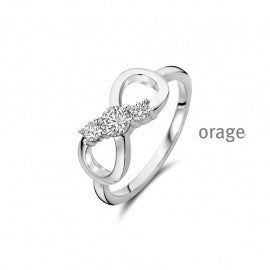 Bague argent Orage R6823