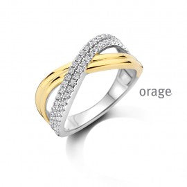 Bague Bicolor Orage R6905