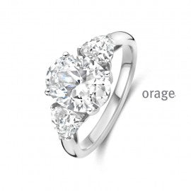Bague argent Orage R7106