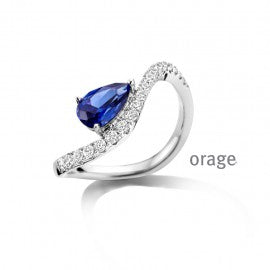 Bague argent Dame Orage R7114