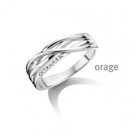 Bague argent Dame Orage R7300