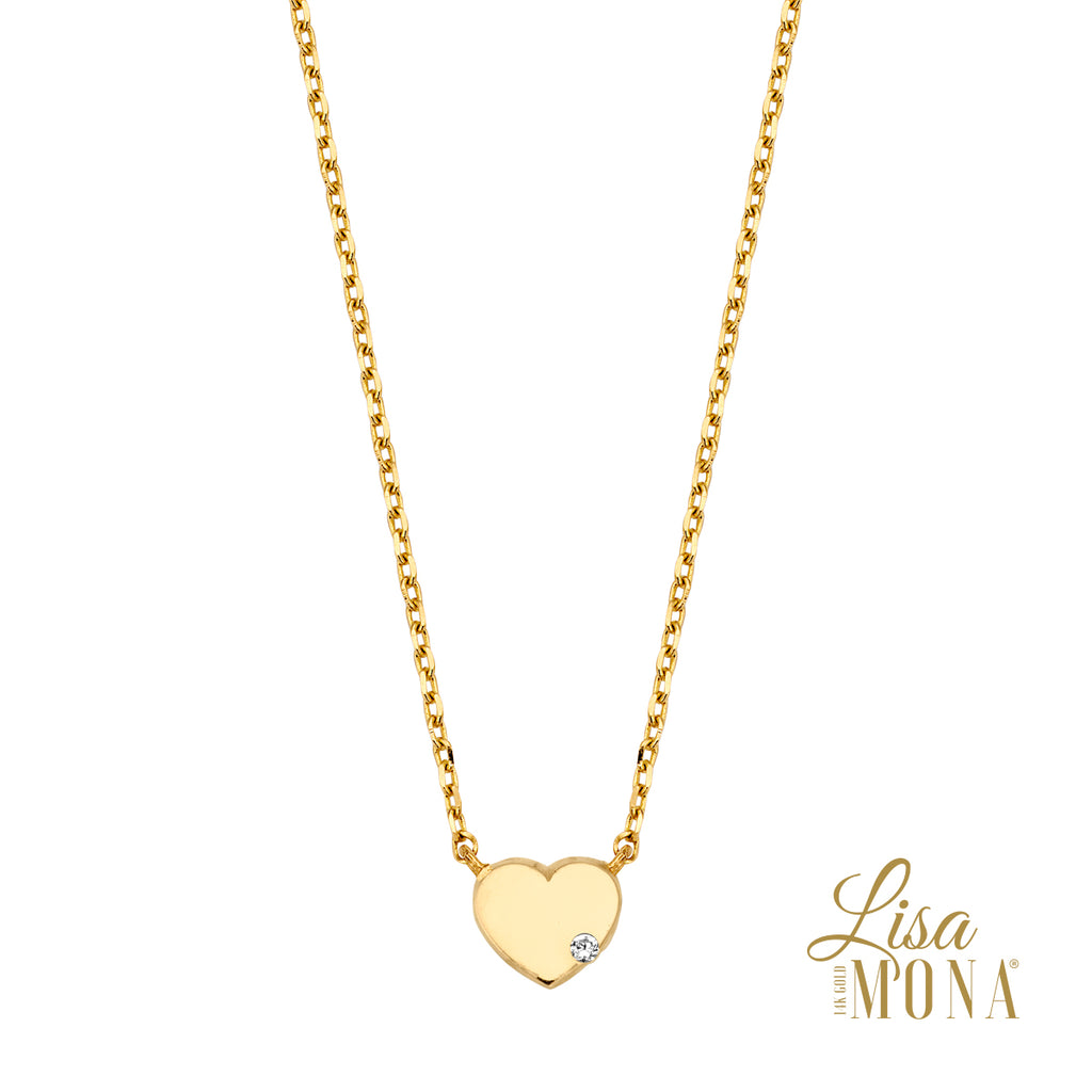 Collier or 14 ct