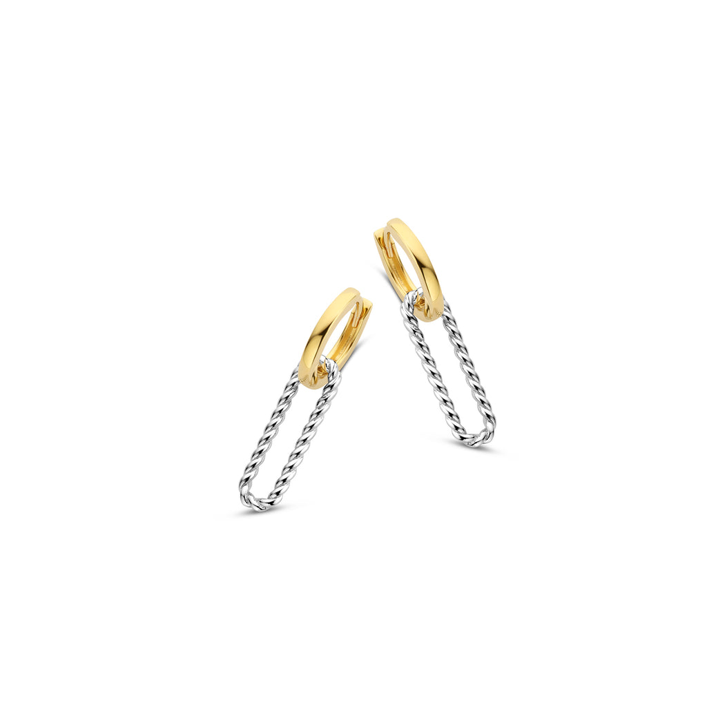 Boucle d'oreilles bicolore N2Q59