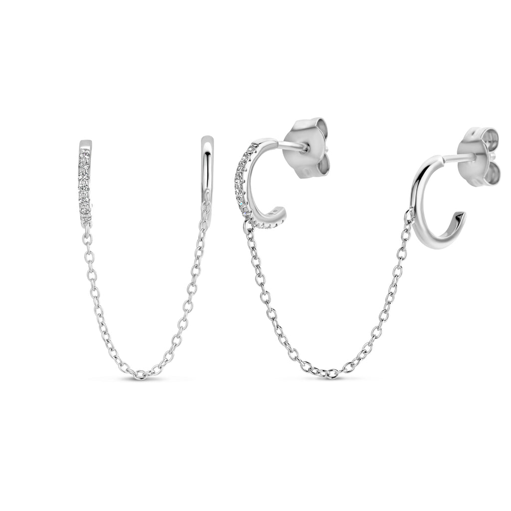 Boucle d'oreilles argent N2V55