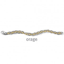 Bracelet bicolore Orage A0978