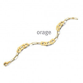 Bracelet plaqué or Orage A1238